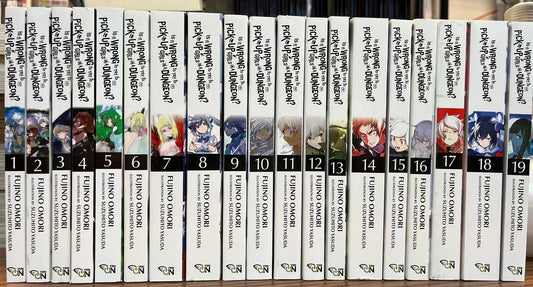 Is It Wrong To Try To Pick Up Girls In A Dungeon 1-19 Novel English New 10