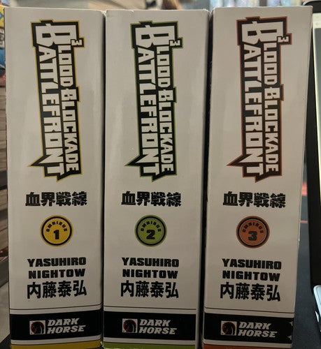 Blood Blockade Battlefront Omnibus Manga Volume 1 -3 Manga English New