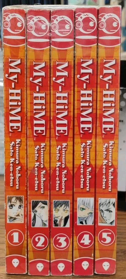 My-Hime 1-5 Manga English Used OoP